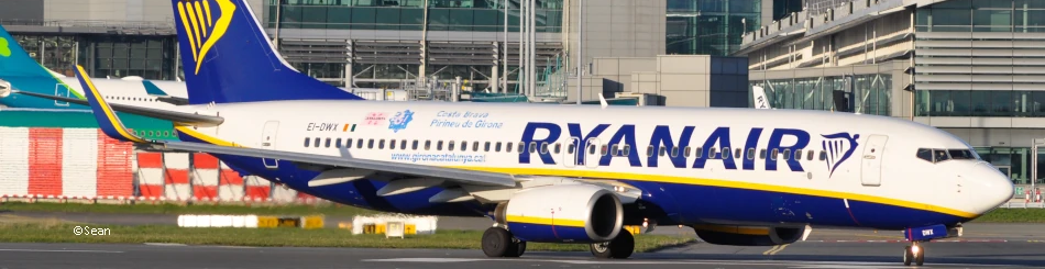 Ryanair Fluggesellschaft Girona