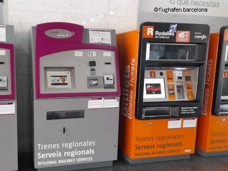 Fahrkartenautomat Renfe Girona